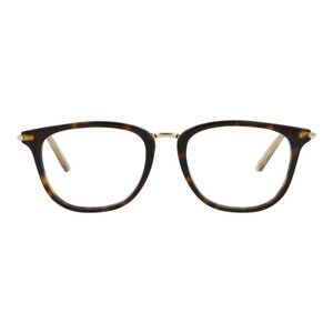 Bottega Veneta Mens Square/Rectangle Havana Gold Transparent Fashion Designer